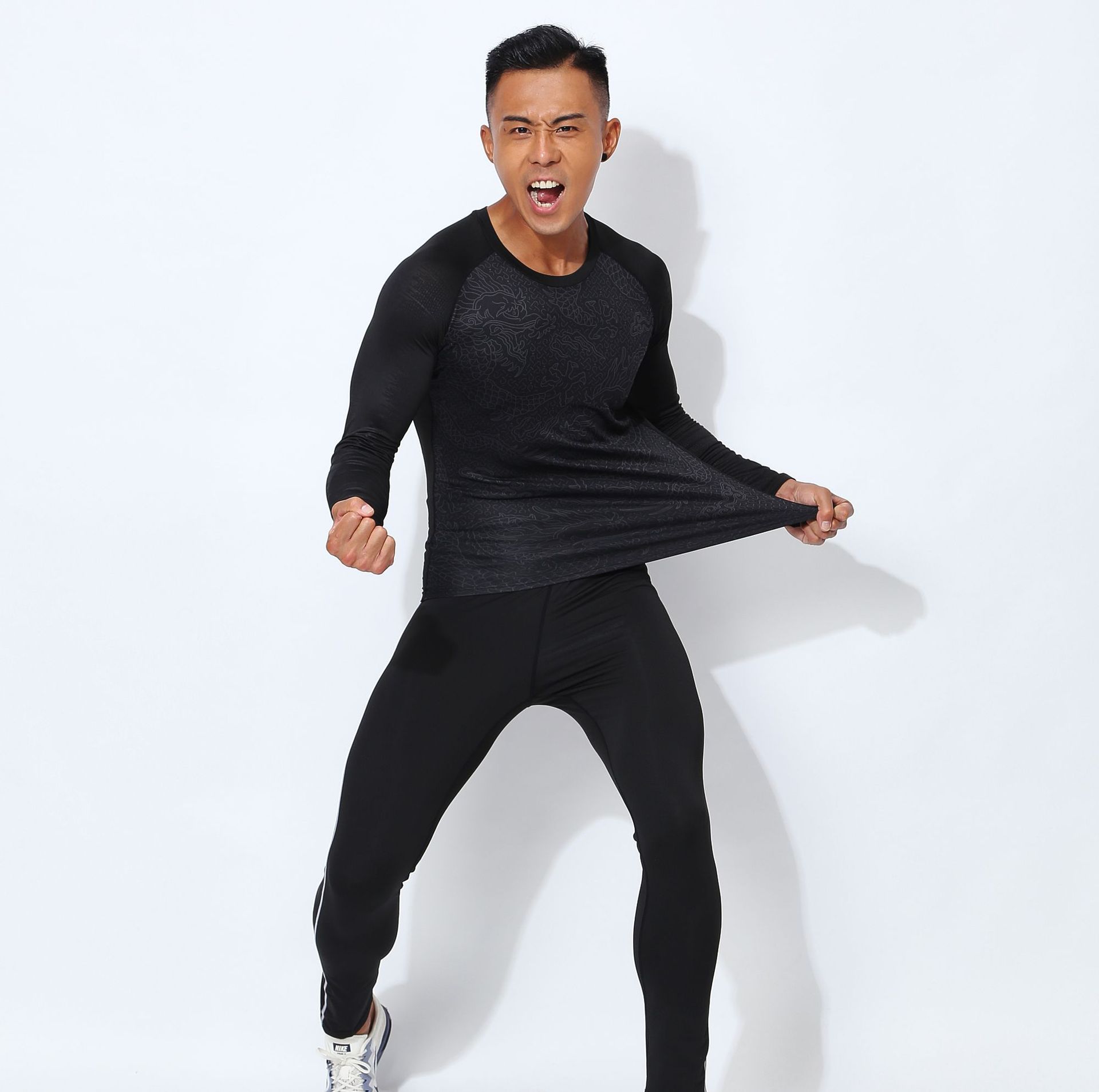 Men's Fitness Sweatpants Running Training Pants Casual Stretch Quick Dry Bottoms