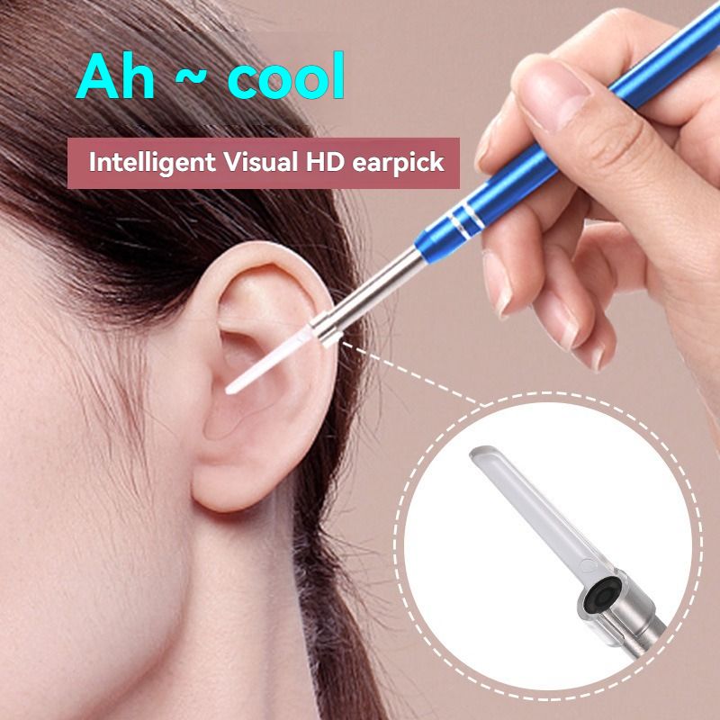 Ear Hollowing SpoonHigh Definition Endoscopic Visual Ear Hollowing Spoon with Lighted and Illuminated Ear Collection Tool (Please refer to the detailed description, mobile phone compatible models)