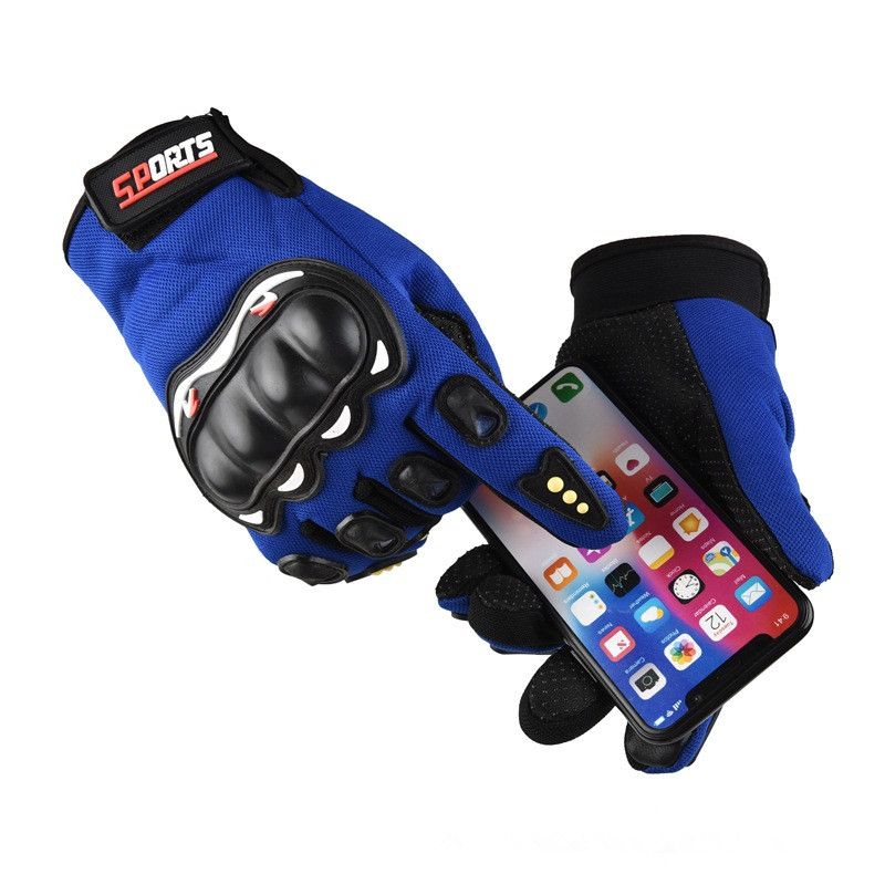 Motorbike Gloves Outdoor Sports Riding Gloves Breathable Anti-slip Long Finger Touchscreen Gloves
