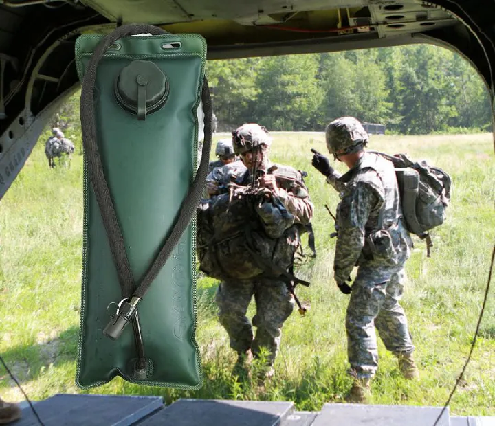 3L Food Grade TPU Water Bag Portable Outdoor Sports Cycling Folding Water Bag Camouflage Mountaineering Water Bag