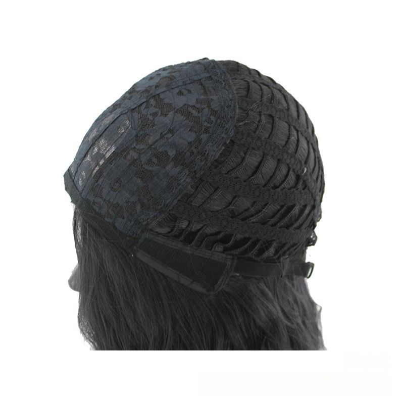 Europe and the United States female small curly wig head set with ice silk hair band chemical fiber wig