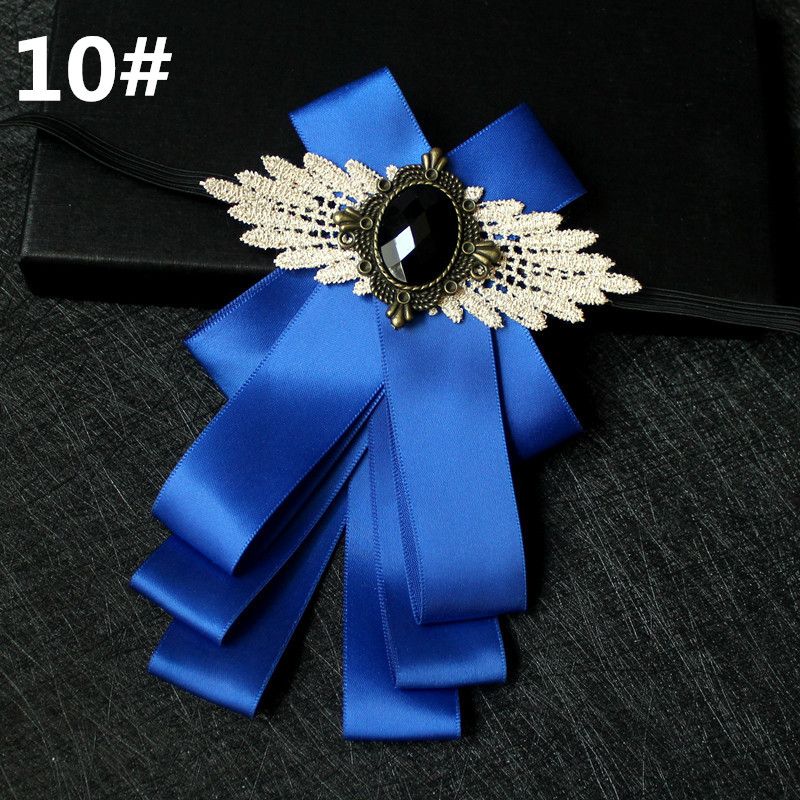 Men's Suit Bow Tie Groom Host Lapel Flower Multi Layered Diamond Encrusted Bow Tie Bow Tie