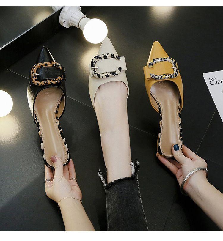 Pointed sandal slippers female external wear 2025 new summer shoes lazy slippers flat bottom small fragrant wind cool slippers