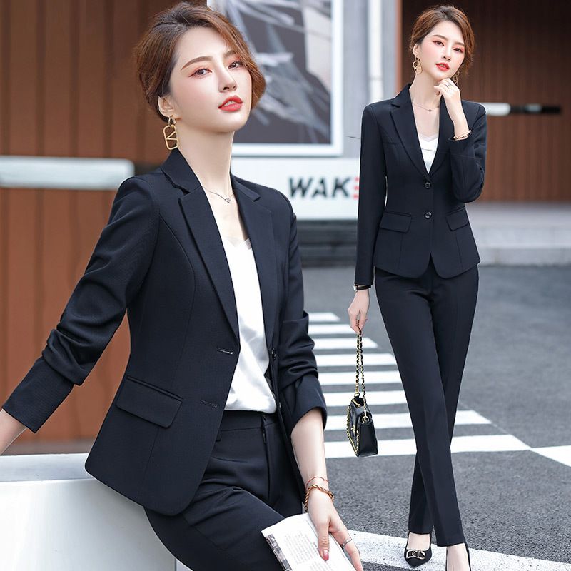 Suit Suit Women's Workwear Professional Suit Workplace Interview Formal Small Suit