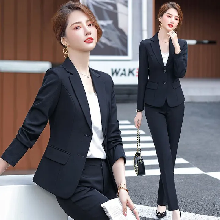 Suit Suit Women's Workwear Professional Suit Workplace Interview Formal Small Suit