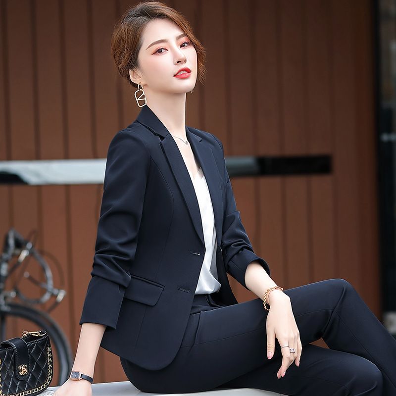 Suit Suit Women's Workwear Professional Suit Workplace Interview Formal Small Suit