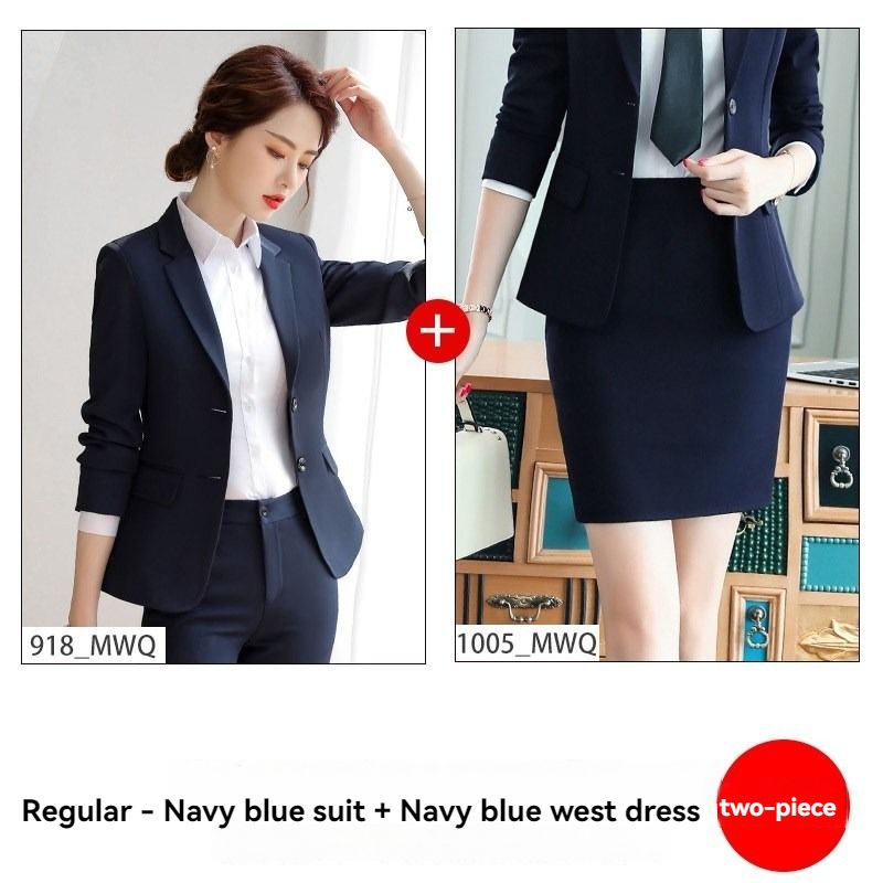 Suit Suit Women's Workwear Professional Suit Workplace Interview Formal Small Suit