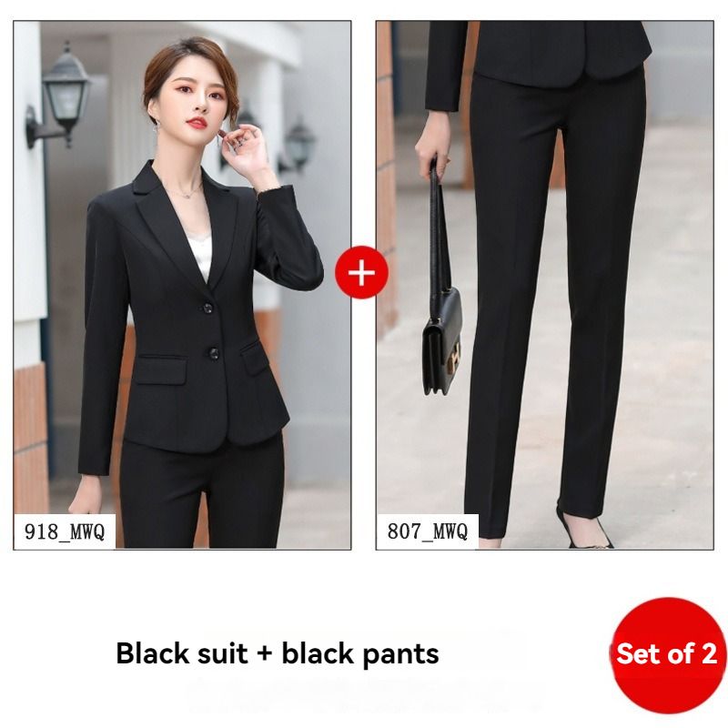 Suit Suit Women's Workwear Professional Suit Workplace Interview Formal Small Suit