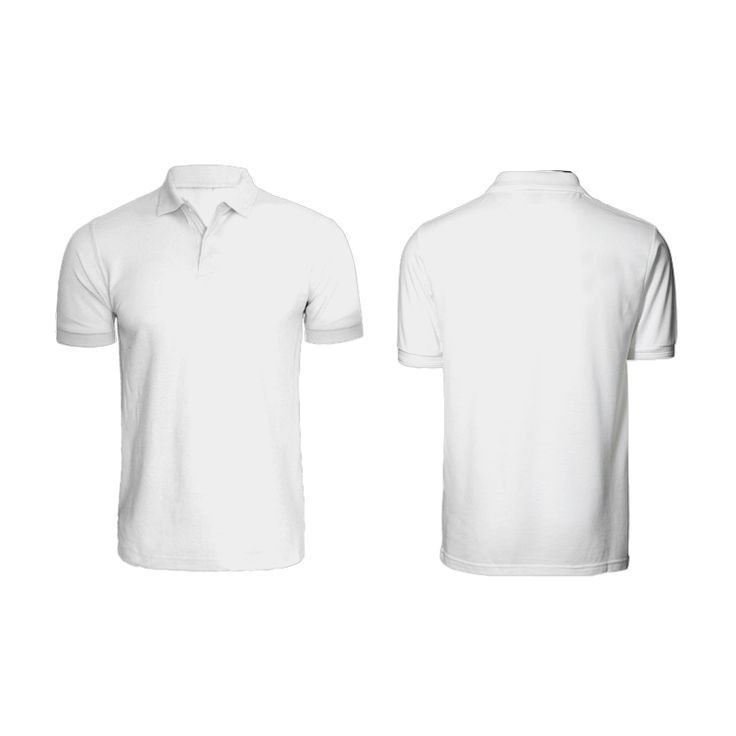 White polo tshirt with collar
