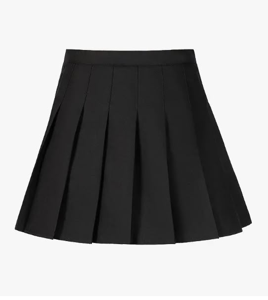 Black tennis skirt