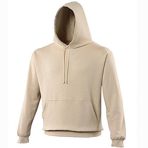 Beige Hoodie with Classic Front Pockets