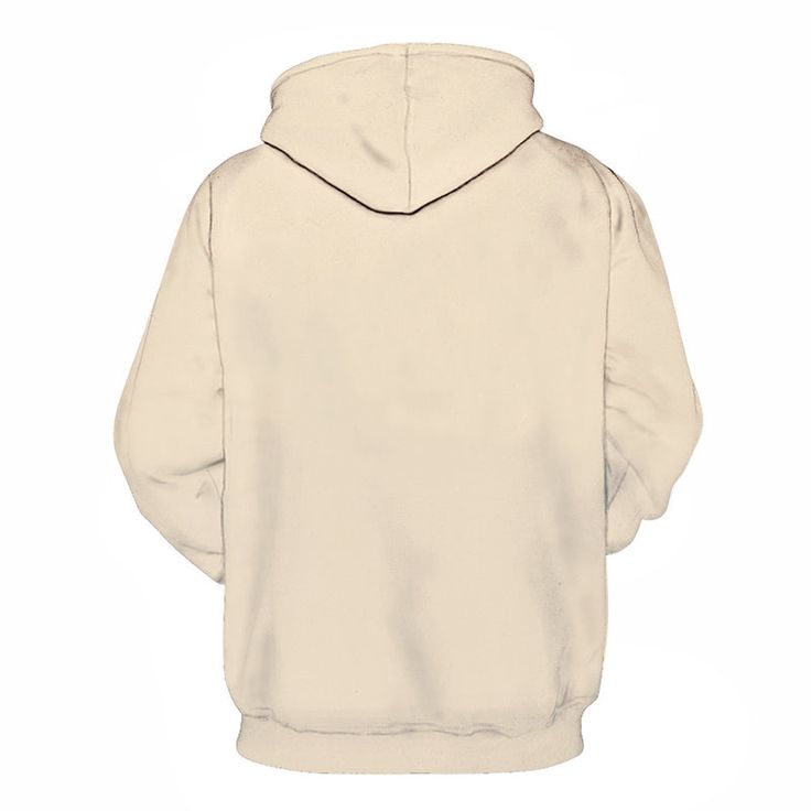Beige Hoodie with Classic Front Pockets