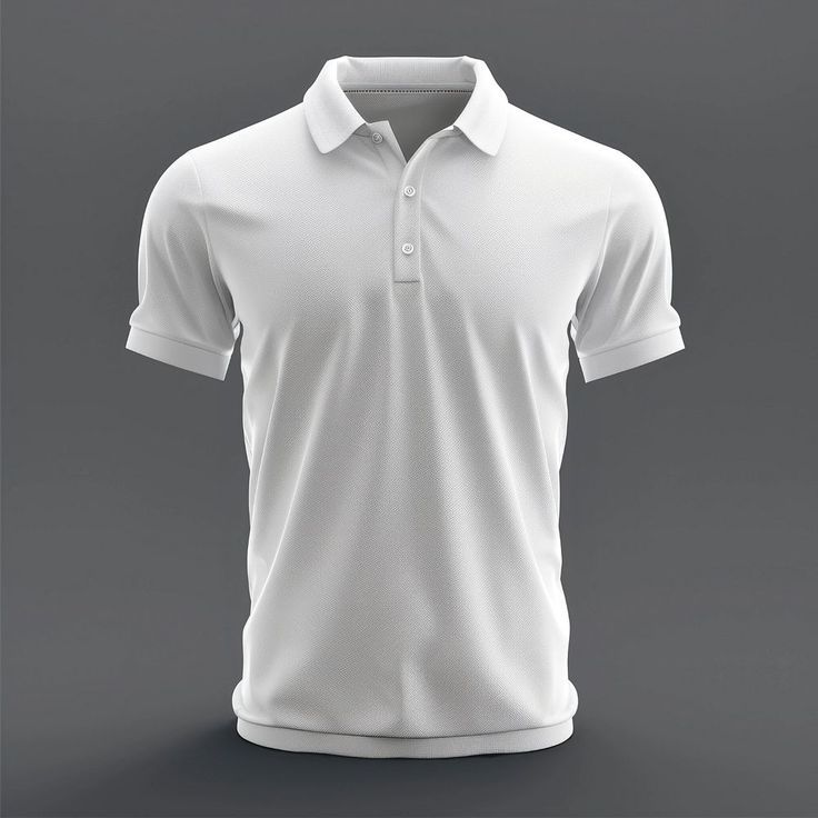 White Polo T-shirt Classic Fit Perfect for Casual, Active and Official Wear