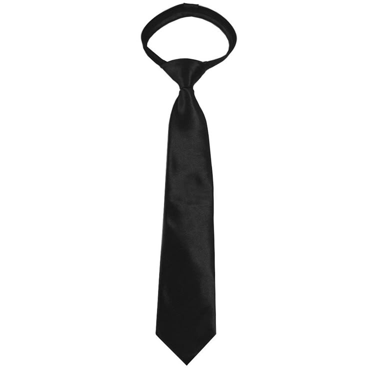 Men's 3-in-1 Formal Set – Black Zip-Up Jacket, White Long Sleeve  Shirt & Black Tie