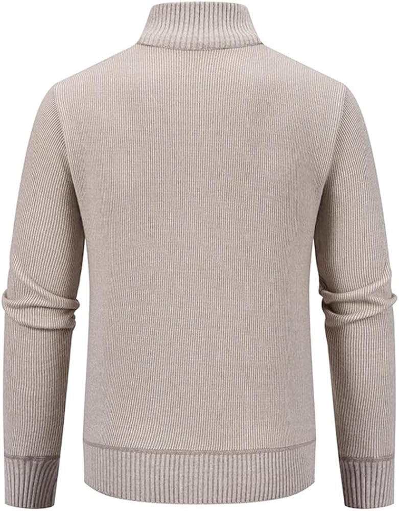 Men's 3-in-1 Formal Set – Beige Zip-Up Jacket, White Long Sleeve Shirt & Black Tie