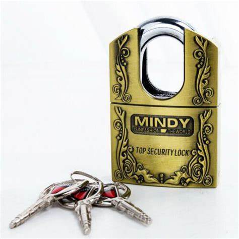 Mindy Heavy Duty Anti Burglar Top Security Lock Padlock with 3keys