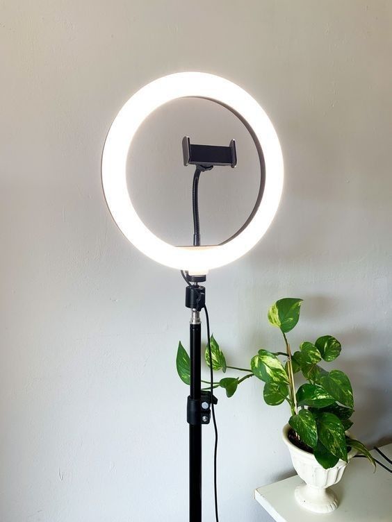 LED Ring Light adjustable with Tripod Stand & Phone Holder