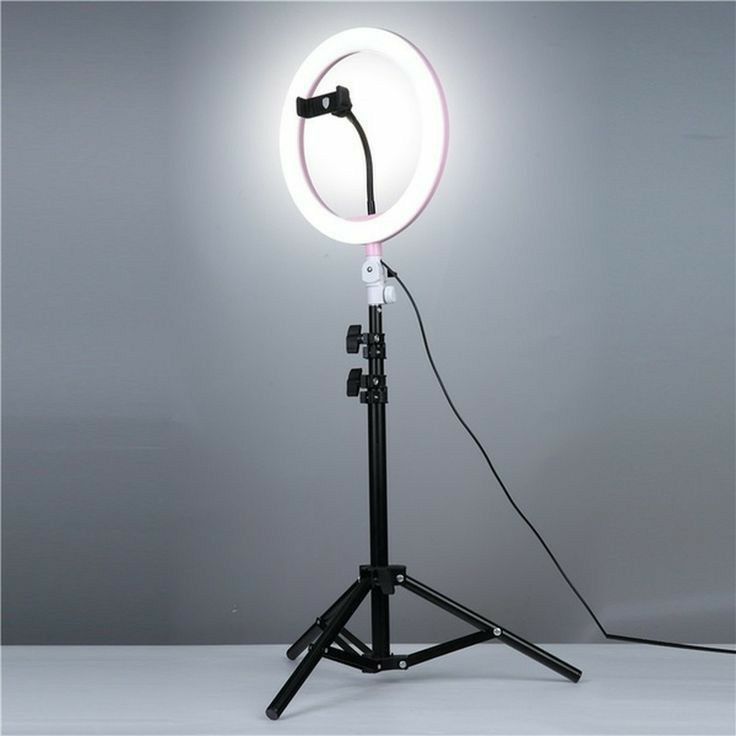 LED Ring Light adjustable with Tripod Stand & Phone Holder