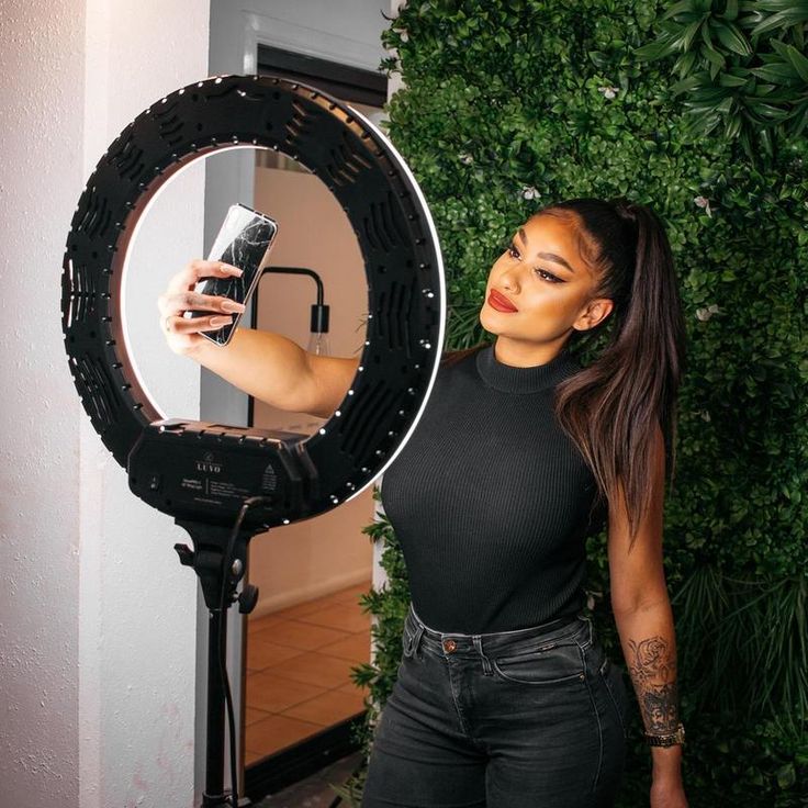 LED Ring Light adjustable with Tripod Stand & Phone Holder