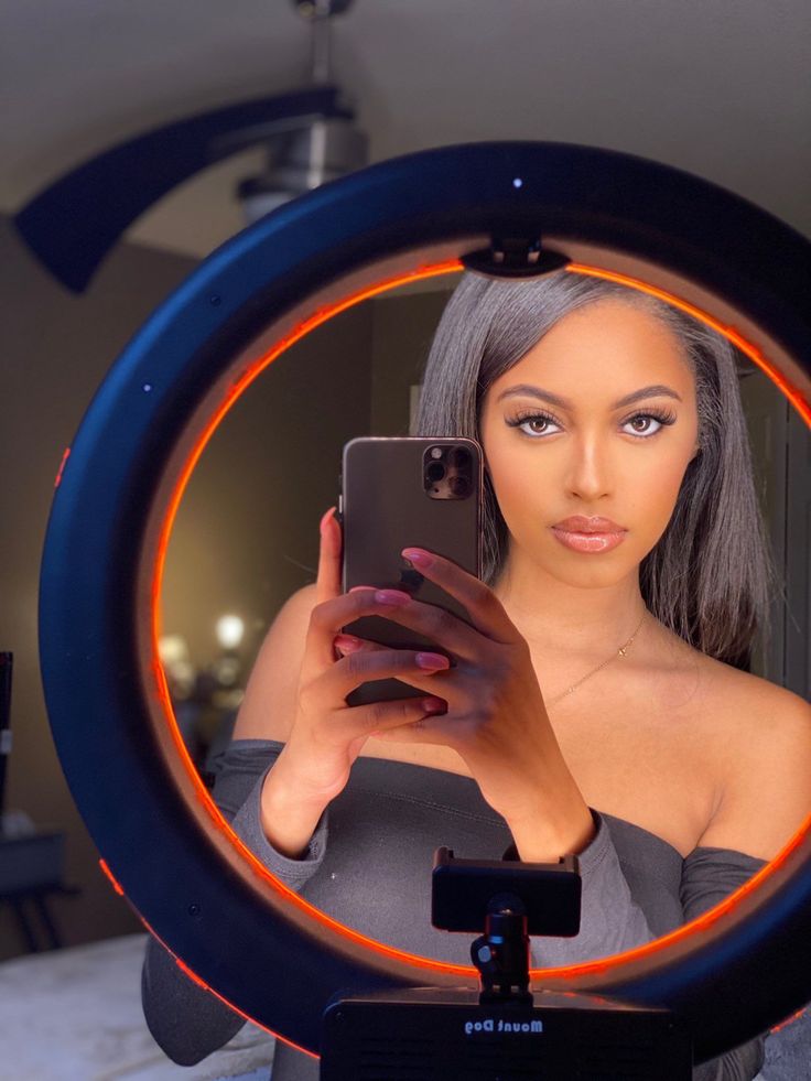LED Ring Light adjustable with Tripod Stand & Phone Holder