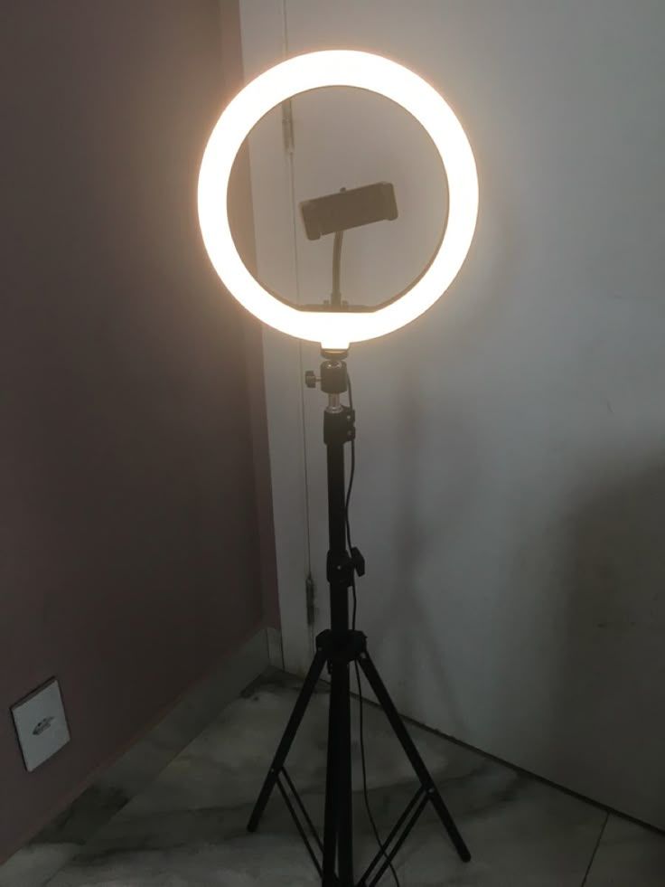 LED Ring Light adjustable with Tripod Stand & Phone Holder