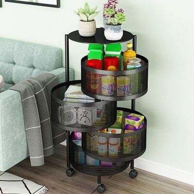 4 Layer Rack For Fruits Vegetables Kitchen Salon Bathroom 4 in 1 Portable Rack
