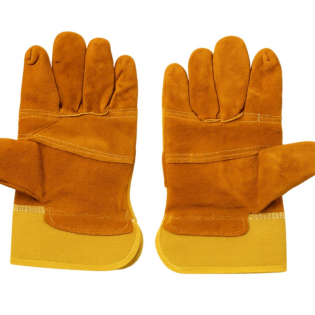 ToughGrip™ Heavy-Duty Suede Work Gloves – Reinforced Stitching & Safety Cuffs
