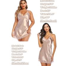 LuxeSilk LaceTrimmed Satin Nightdress Champagne Glow
