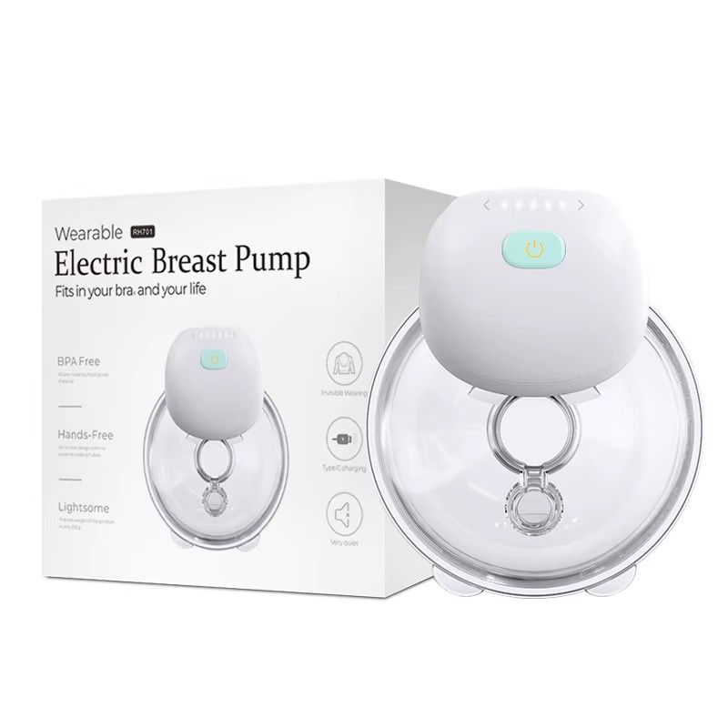 Portable Breastpump Hands Free Mini Wireless Double Wearable Electric Breast Pump for Breastfeeding
