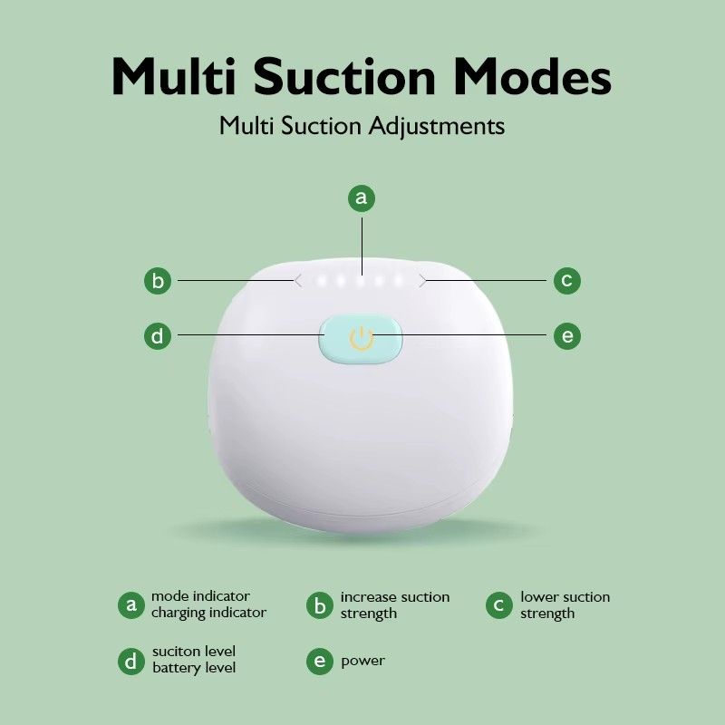 Portable Breastpump Hands Free Mini Wireless Double Wearable Electric Breast Pump for Breastfeeding