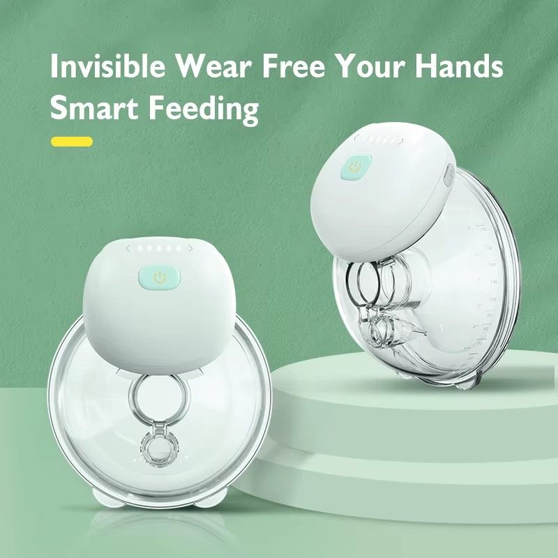 Portable Breastpump Hands Free Mini Wireless Double Wearable Electric Breast Pump for Breastfeeding