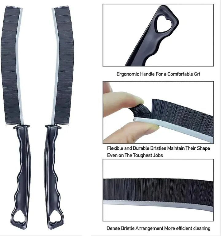 2 Piece Narrow Crevice Cleaning Brush Set