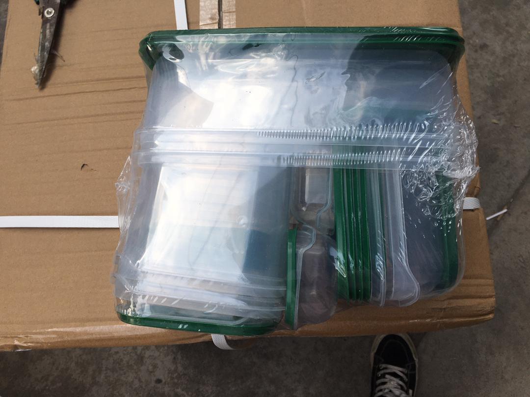 *17/sets Fresh-keeping Food Box Set

Refrigerator Plastic Sealed Cans /Lunch Boxes Preservation Transparent Sealed Container Jars

🛑 please see dimensions/sizes on the diagrams (colors green and pink
