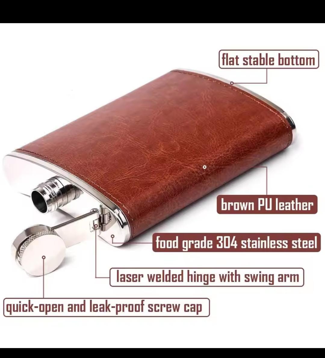 Whiskey flasks fully Restocked 

Size 250 ml 

Price discount 

Nb only whiskey bottle no tot glass 

Colors available as posted .hii husell our super fast wadau🔥🔥