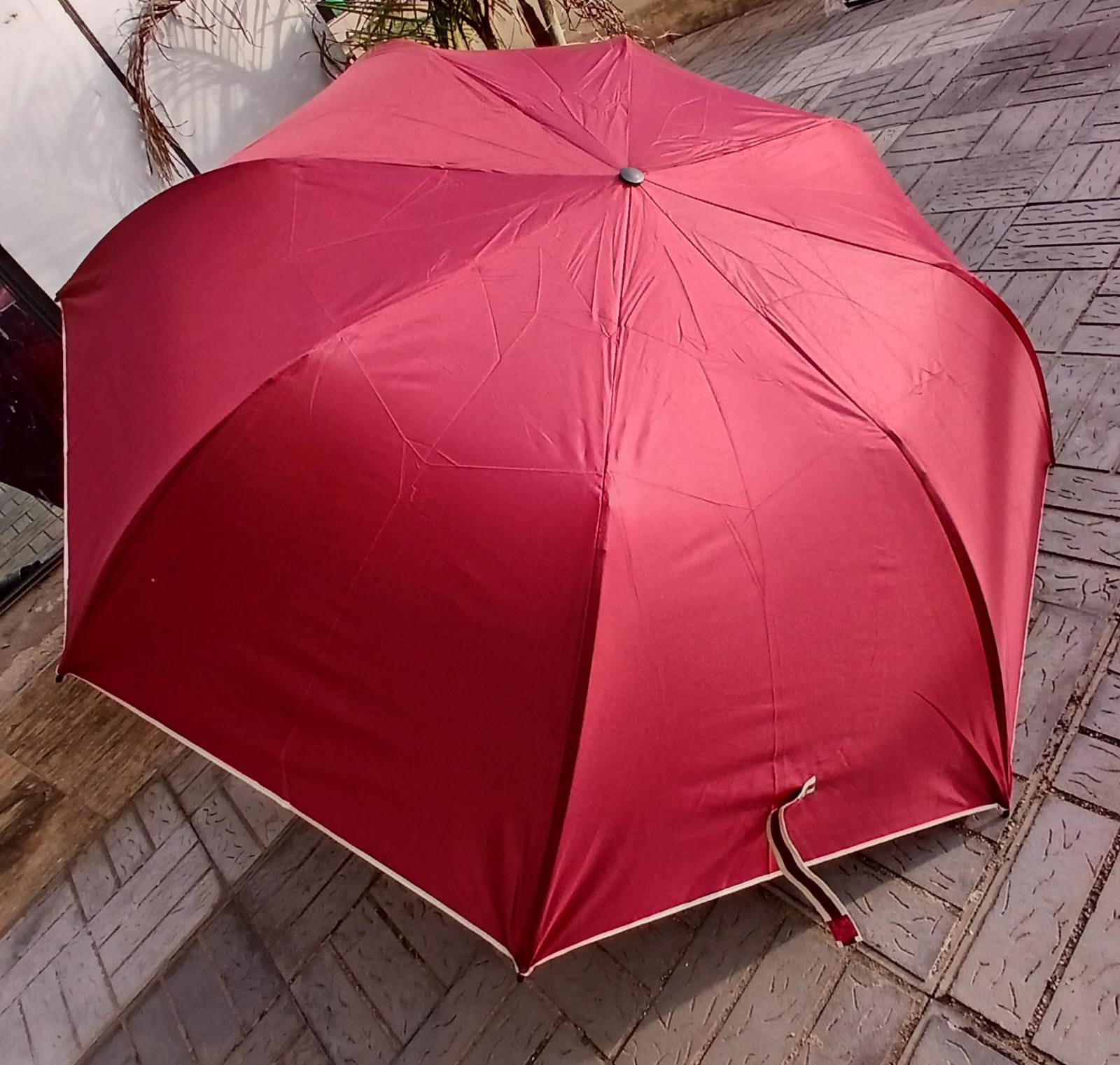 *Foldable Umbrella*

💳 *Price: offer ‼️
▪️Whether it is the heavy rain or the hot sun, this umbrella is your most reliable protective shelter.
▪️ New automatically folding business large umbrella
▪️S
