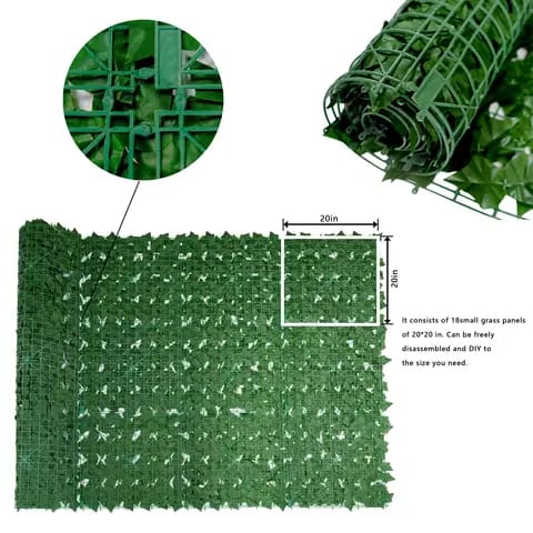 Artificial Balcony Fence – 3×1 Metres
Instant Privacy. Instant Beauty.

Give your balcony, patio, or garden an instant makeover with this 3×1 metre artificial balcony fence—your go-to solution for pri