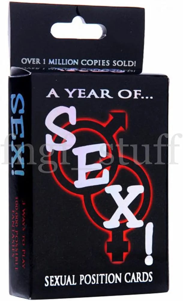 A Year of Sex – The Ultimate Couples’ Fun Pack! 🔥💘

Spice up your love life 365 days a year with this exciting deck of Sexy Position Cards & Bedroom Command Game!
Each card is a thrilling surprise—f