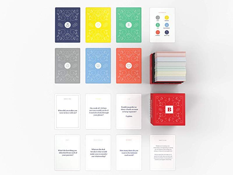 Truth or Dare for Couples" card game. It is designed to help build intimacy and deepen connections between partners.It is made from durable, tear-resistant paper. 


The set typically includes 51 uniq