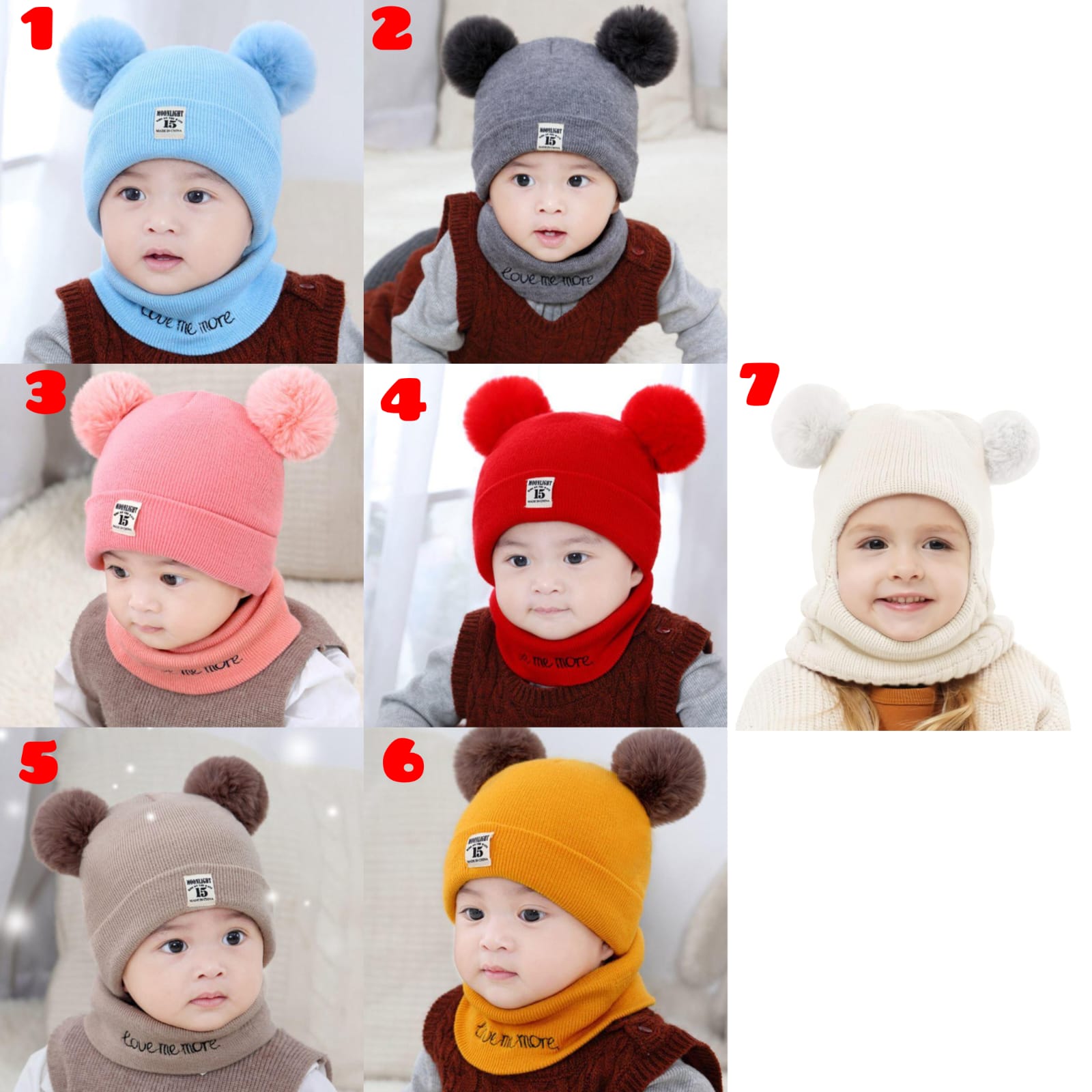 Kids’ Marvin Hat with Scarf – Cozy, Cute & Winter-Ready!

Keep your little one warm and stylish with this adorable Marvin hat paired with a matching scarf. Soft, comfy, and perfectly snug—ideal for ch