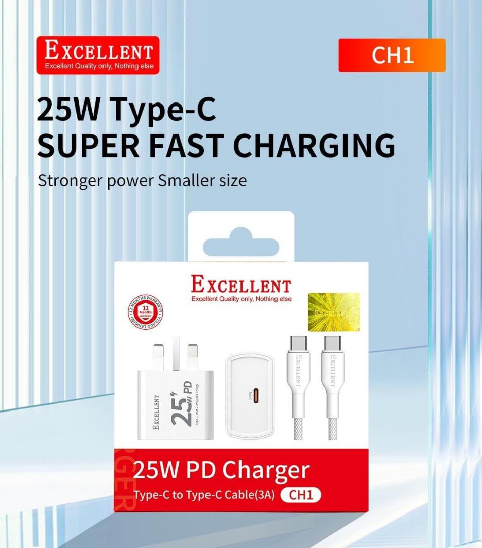 25w pd charger. Type c-type C.