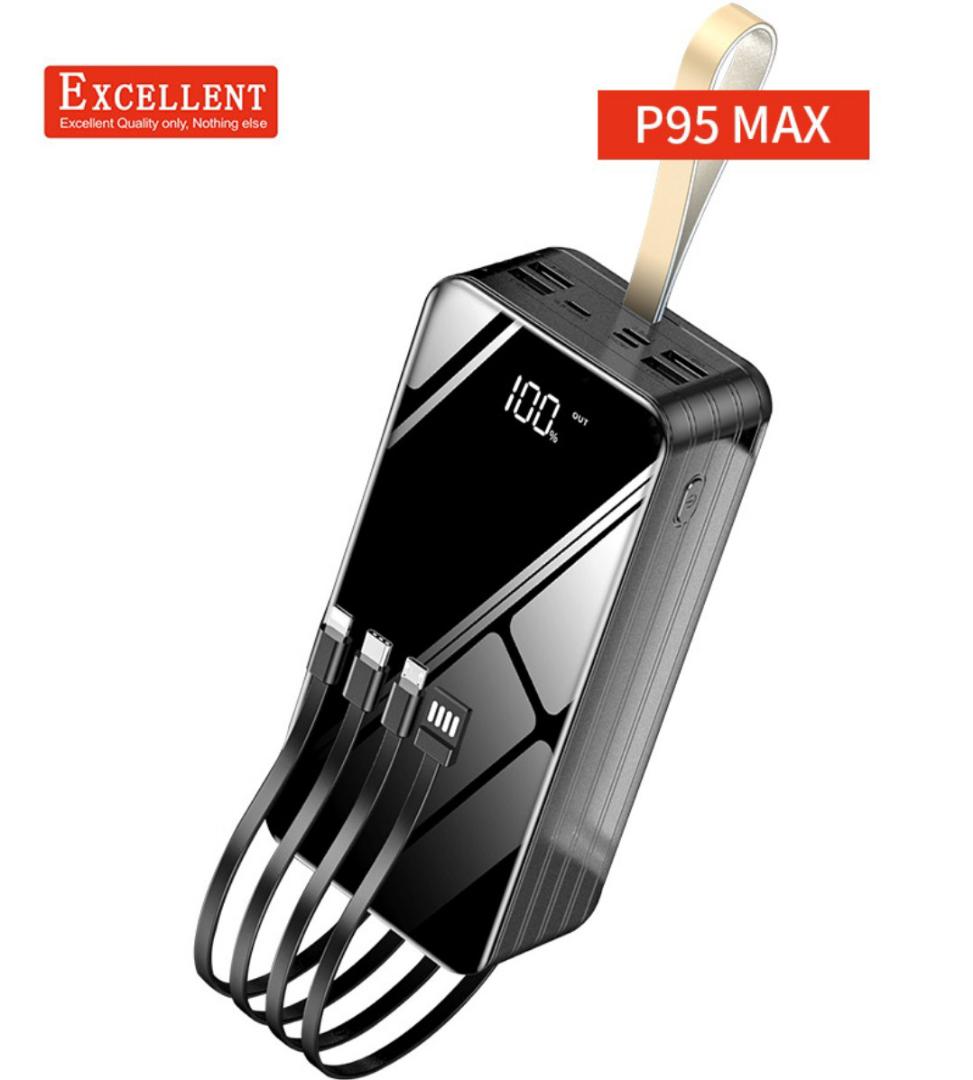 Excellent P95 Max 50,000mah powerbank, high capacity and supports fast charging.