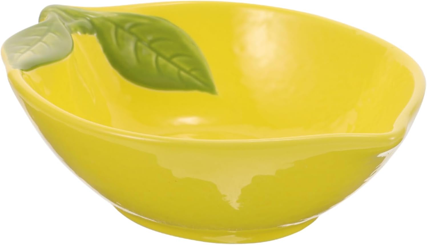 Lemon Ceramic Plate, Fruit Shape Bowl Ceramic Foods Platter Salad Pasta Bowls Serving Container Cereal Bowls for Snacks Dessert Salad Rice Cake Pudding Candy B