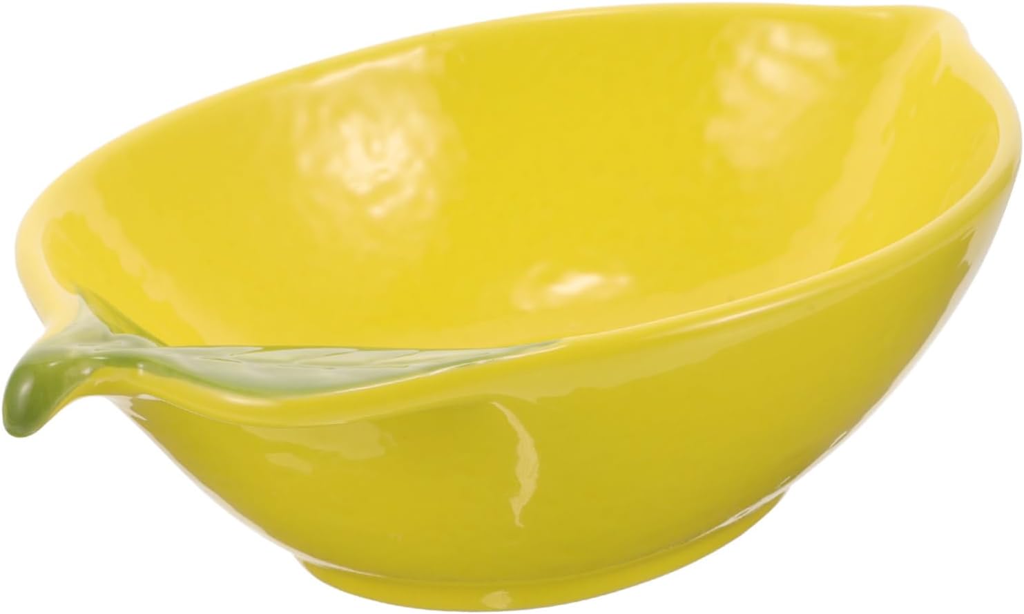 Lemon Ceramic Plate, Fruit Shape Bowl Ceramic Foods Platter Salad Pasta Bowls Serving Container Cereal Bowls for Snacks Dessert Salad Rice Cake Pudding Candy B