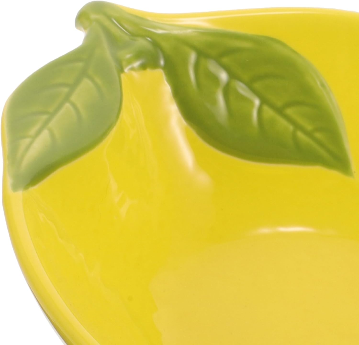 Lemon Ceramic Plate, Fruit Shape Bowl Ceramic Foods Platter Salad Pasta Bowls Serving Container Cereal Bowls for Snacks Dessert Salad Rice Cake Pudding Candy B