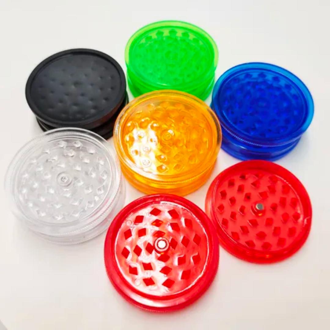 Plastic  grinders 60mm herb leaves crusher.