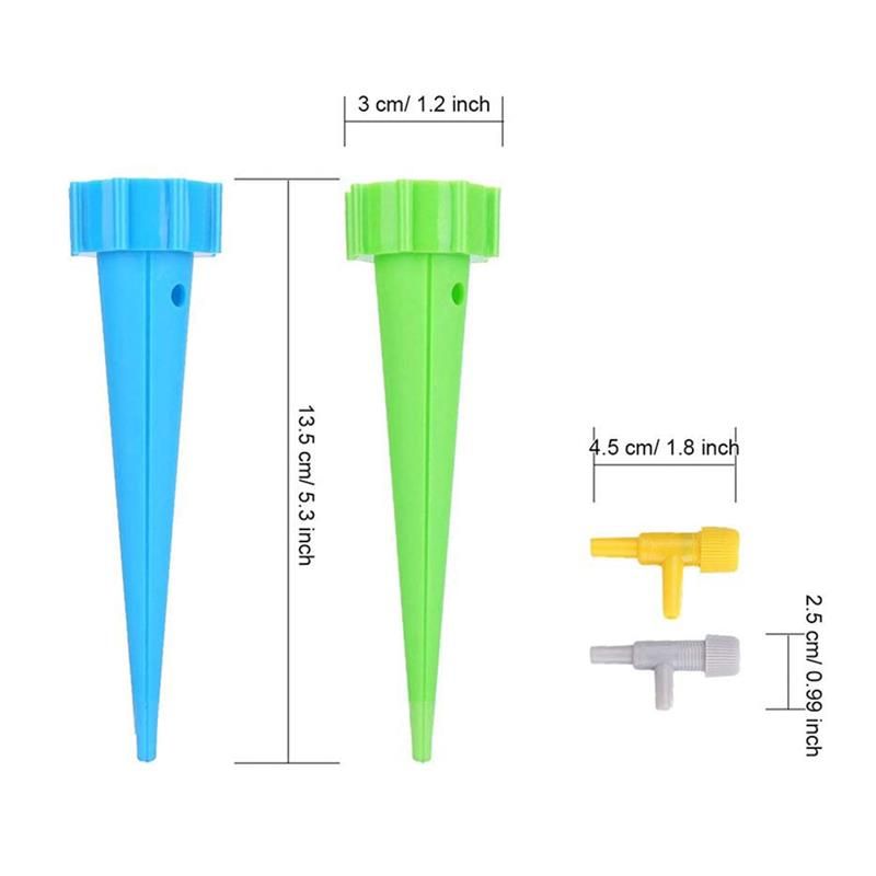 6PCS Auto Drip Irrigation Watering System Dripper Spike Kits Garden Household Plant Flower Automatic Waterer Tools