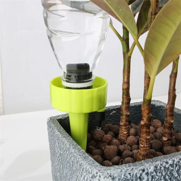 6PCS Auto Drip Irrigation Watering System Dripper Spike Kits Garden Household Plant Flower Automatic Waterer Tools