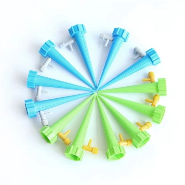 6PCS Auto Drip Irrigation Watering System Dripper Spike Kits Garden Household Plant Flower Automatic Waterer Tools