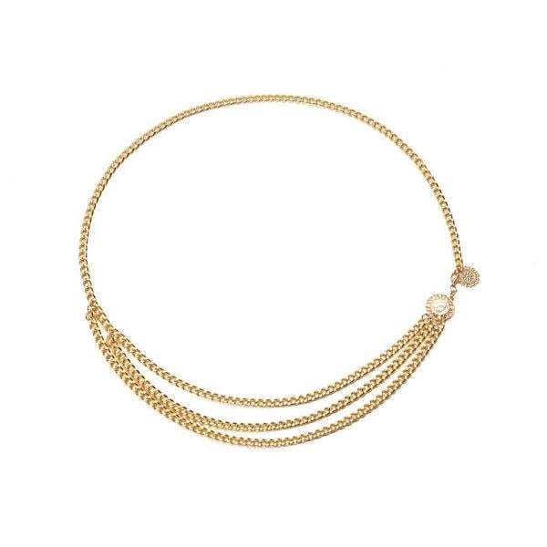 Women Waist Chain Silver Gold Color Sexy Multi-layered Retro Tassels Waist Belt Chain Female Jewelry