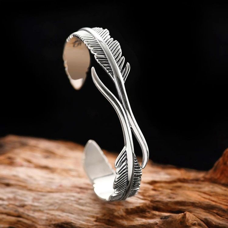 Punk Simple Silver Color Twisted Mobius Cuff Bangles Infinite Loop Bracelet Men\'s Fashion Casual Party Jewelry Gift
